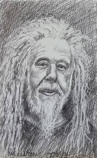 'Dreadlocks' - Original pencil sketch by Matthew Allton