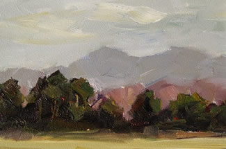 'Plein Air Pastoral Landscape' by Tom Brown